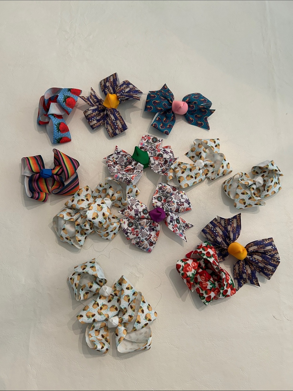 Mini Kids Hair Bows Bundle